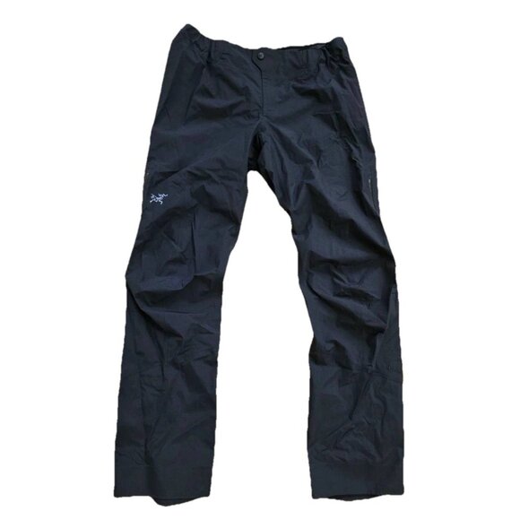 Arc'teryx Womens Medium Alpha Waterproof Gore-tex Shell Pants Black L A001223 - Picture 1 of 16